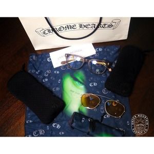Chrome Hearts Glasses – Pump Me – Jordan Barrett Collab RARE WITH Sunglass Clip